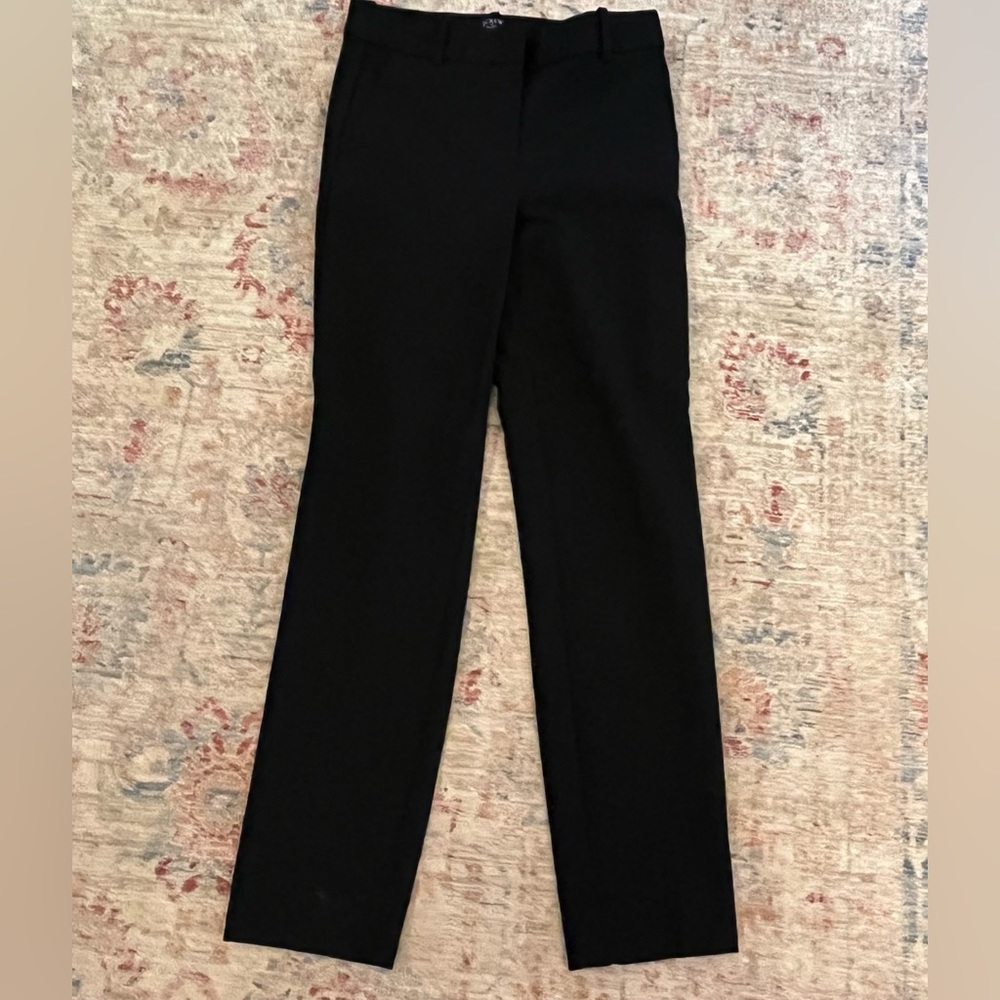 J. Crew black Ruby full length pants